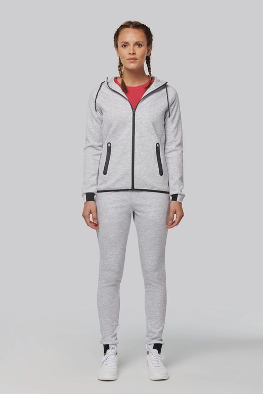 Chaqueta de chándal performance con capucha mujer