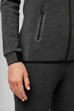 Chaqueta de chándal performance con capucha mujer