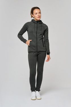 Chaqueta de chándal performance con capucha mujer