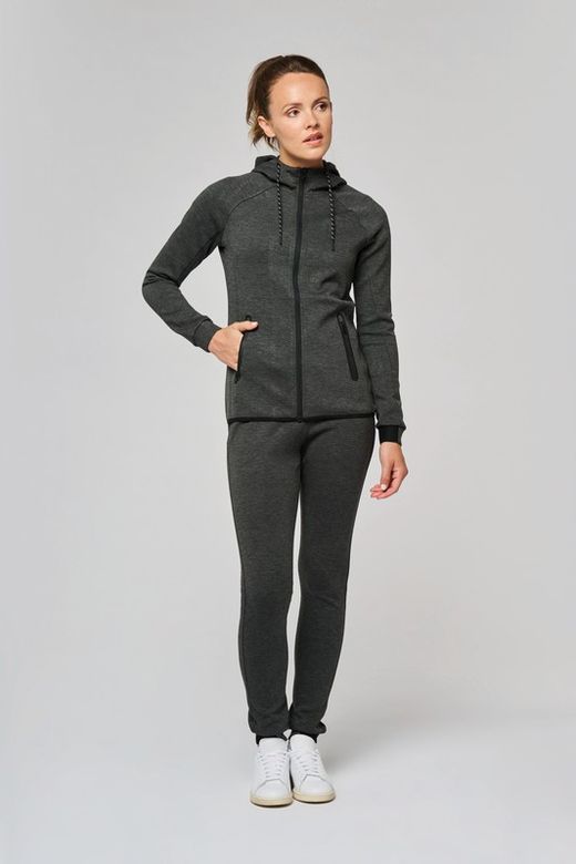Chaqueta de chándal performance con capucha mujer