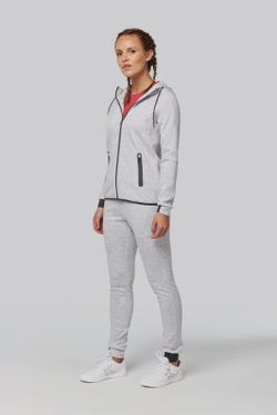 Chaqueta de chándal performance con capucha mujer