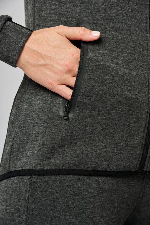 Chaqueta de chándal performance con capucha mujer