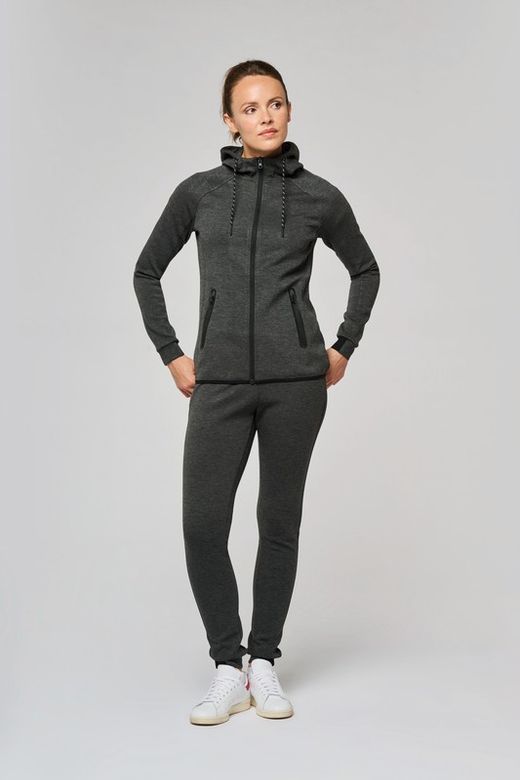 Chaqueta de chándal performance con capucha mujer