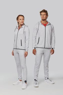 Chaqueta de chándal performance con capucha mujer