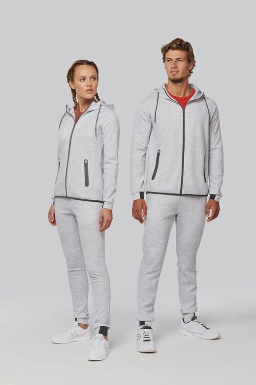 Chaqueta de chándal performance con capucha mujer