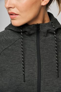 Chaqueta de chándal performance con capucha mujer