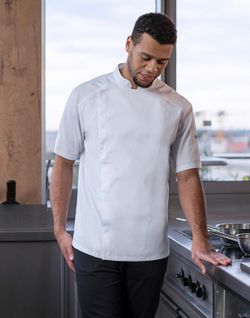 Chaqueta de chef manga corta Modern-Look