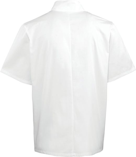Chef Jacket Snap Buttons Kurzarm