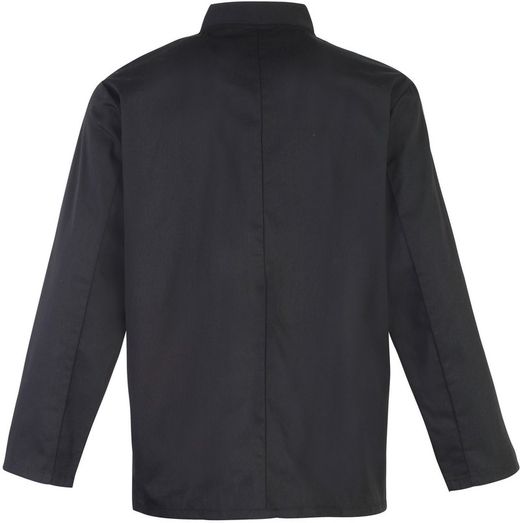 Chef Jacket Snap Buttons Langarm