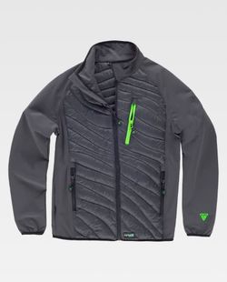 Chaqueta de color Gris+Verde Flúor | FUTURE