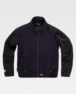 Chaqueta de color Negro+Amarillo fluor | FUTURE