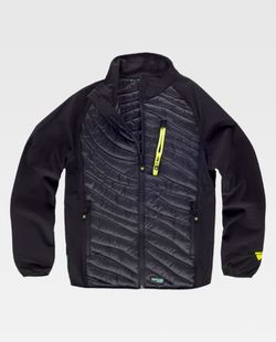 Chaqueta de color Negro+Amarillo fluor | FUTURE