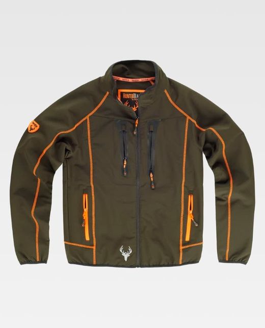 Chaqueta de color Verde Caza+Naranja Flúor | SPORT