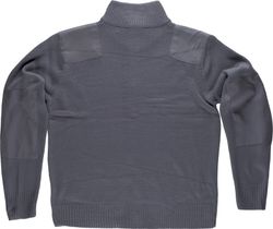 Reißverschlussjacke mit Schulter- und Ellbogenverstärkung Grau