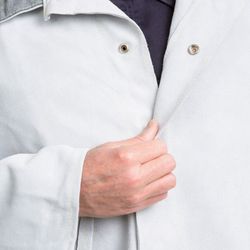 CHAQUETA de Cuero serraje gris calidad standard tallas S-3XL