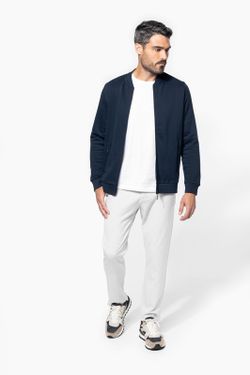 Fleecejacke mit Reißverschluss