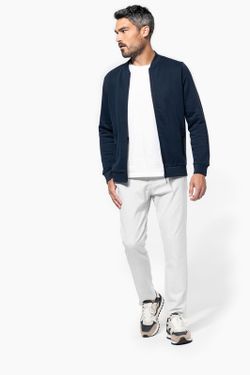 Fleecejacke mit Reißverschluss