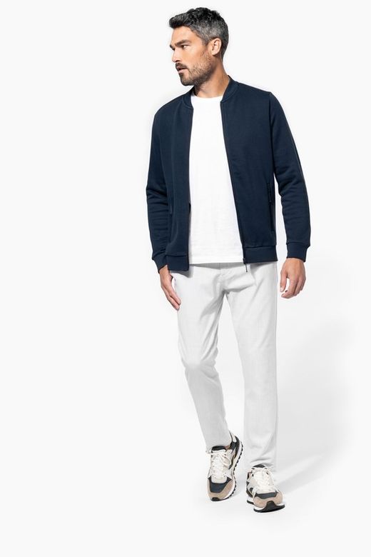 Fleecejacke mit Reißverschluss
