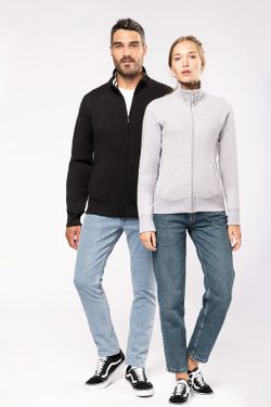 PLUSH JACKE MIT MÄNNERZIPPER
