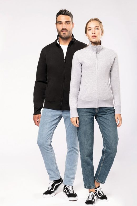 PLUSH JACKE MIT MÄNNERZIPPER
