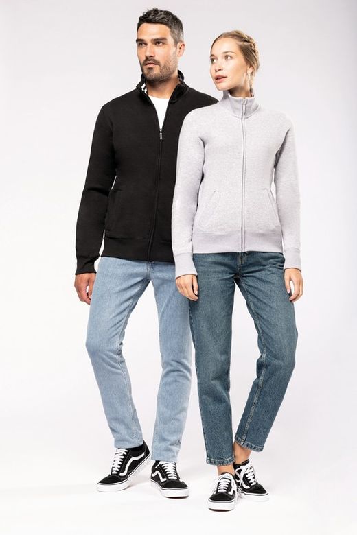 PLUSH JACKE MIT MÄNNERZIPPER