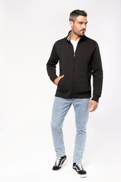 PLUSH JACKE MIT MÄNNERZIPPER