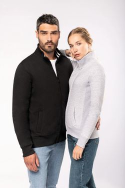 PLUSH JACKE MIT MÄNNERZIPPER