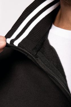 PLUSH JACKE MIT MÄNNERZIPPER