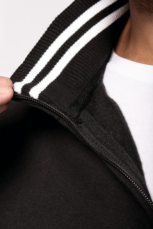 PLUSH JACKE MIT MÄNNERZIPPER