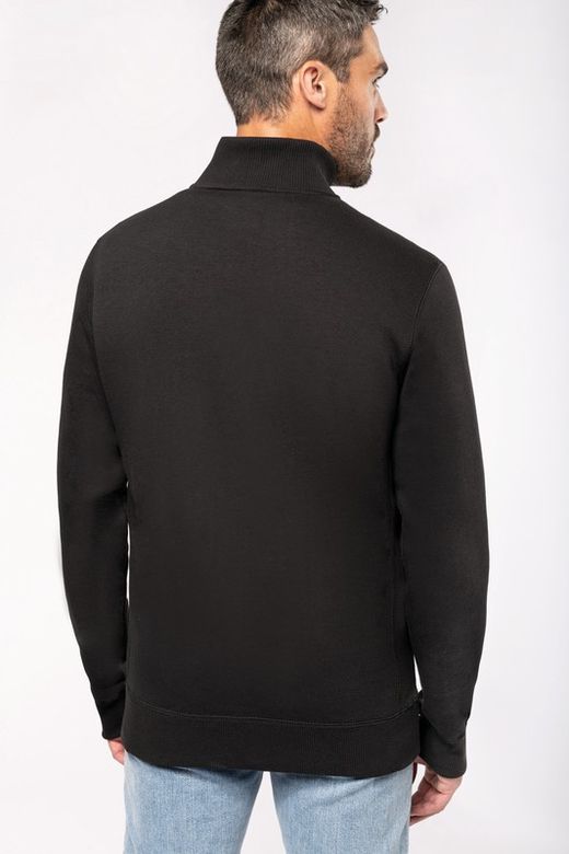 PLUSH JACKE MIT MÄNNERZIPPER