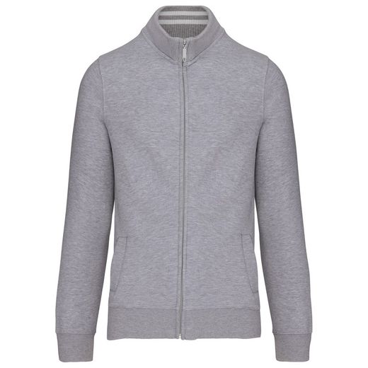 PLUSH JACKE MIT MÄNNERZIPPER