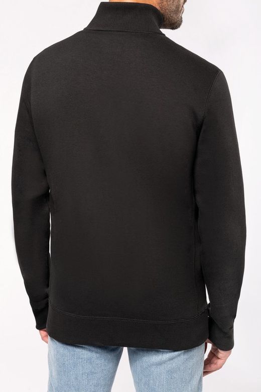 PLUSH JACKE MIT MÄNNERZIPPER