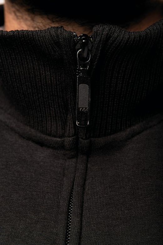 PLUSH JACKE MIT MÄNNERZIPPER