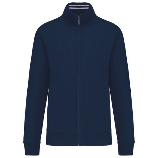 PLUSH JACKE MIT MÄNNERZIPPER