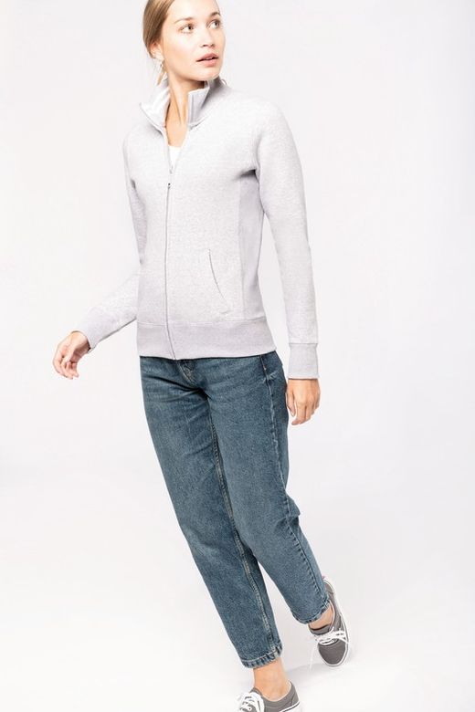 PLUSH JACKE MIT FRAUENZIPPER