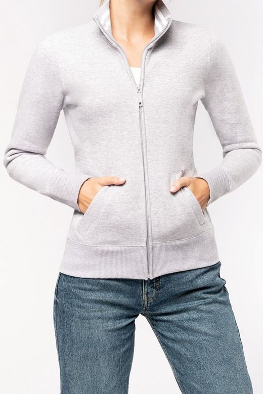PLUSH JACKE MIT FRAUENZIPPER