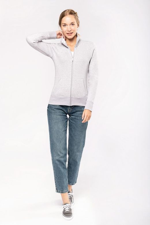 PLUSH JACKE MIT FRAUENZIPPER