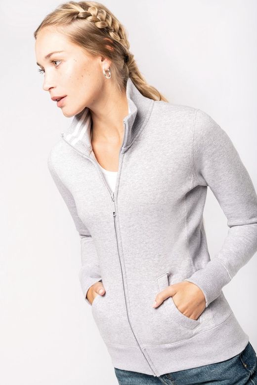 PLUSH JACKE MIT FRAUENZIPPER