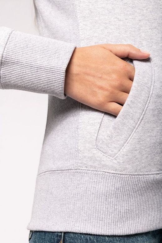 PLUSH JACKE MIT FRAUENZIPPER