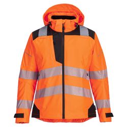 Chaqueta de mujer PW3 de alta visibilidad para lluvia