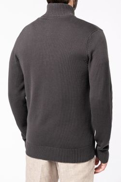 Gestrickte Jacke mit Reißverschluss