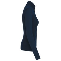 CHAQUETA DE PUNTO CON CREMALLERA MUJER