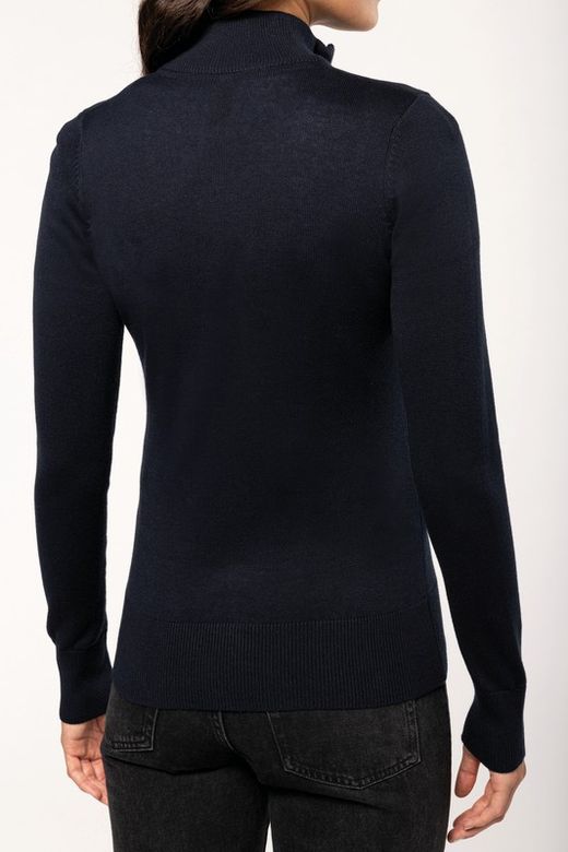 CHAQUETA DE PUNTO CON CREMALLERA MUJER