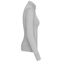 CHAQUETA DE PUNTO CON CREMALLERA MUJER