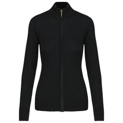 CHAQUETA DE PUNTO CON CREMALLERA MUJER