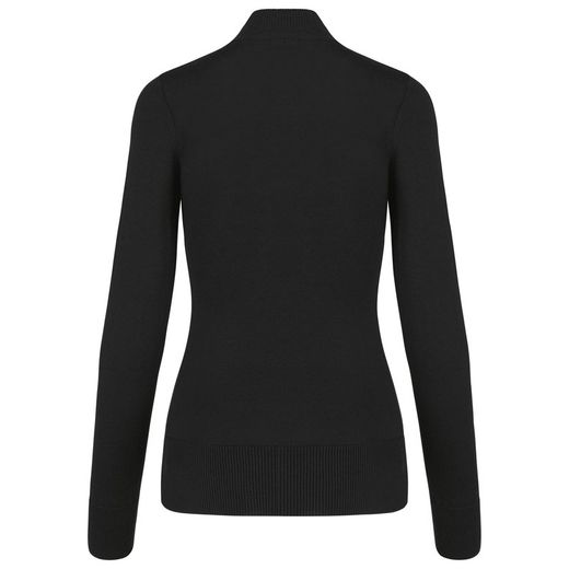 CHAQUETA DE PUNTO CON CREMALLERA MUJER