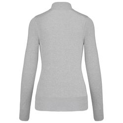 CHAQUETA DE PUNTO CON CREMALLERA MUJER