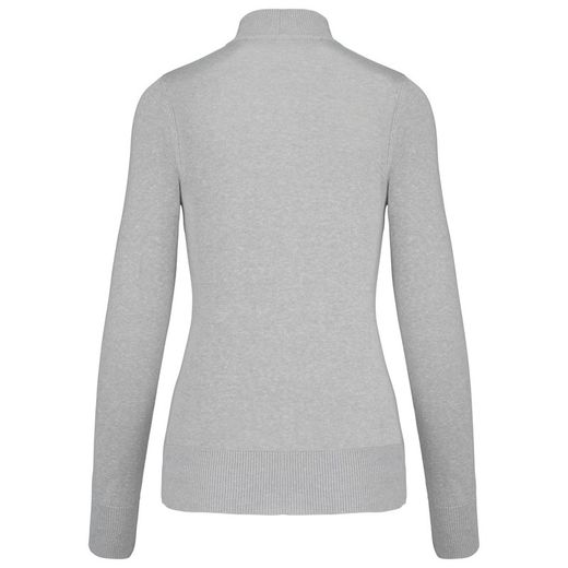 CHAQUETA DE PUNTO CON CREMALLERA MUJER