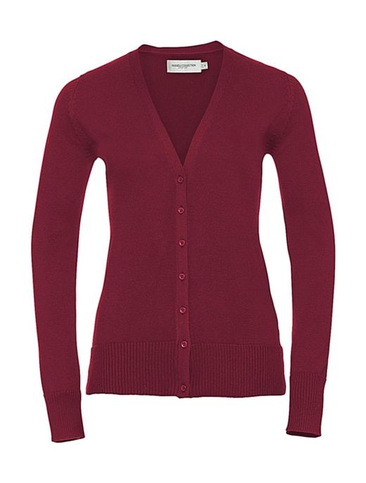 Damen-Strickjacke mit V-Ausschnitt