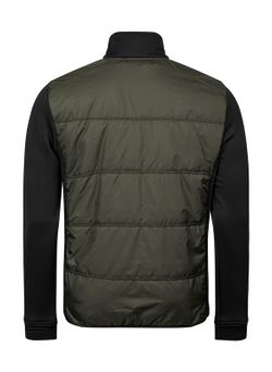 Chaqueta dos materiales Stretch